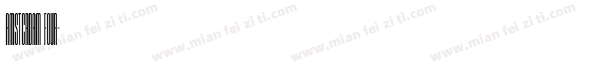 amstcrdam four字体转换